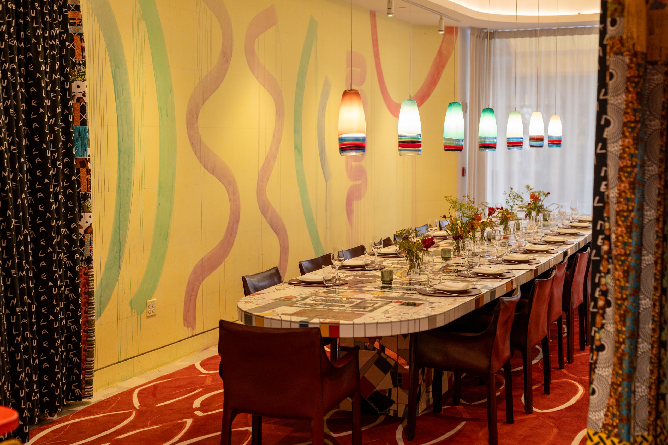 Group dining at Manuela NY