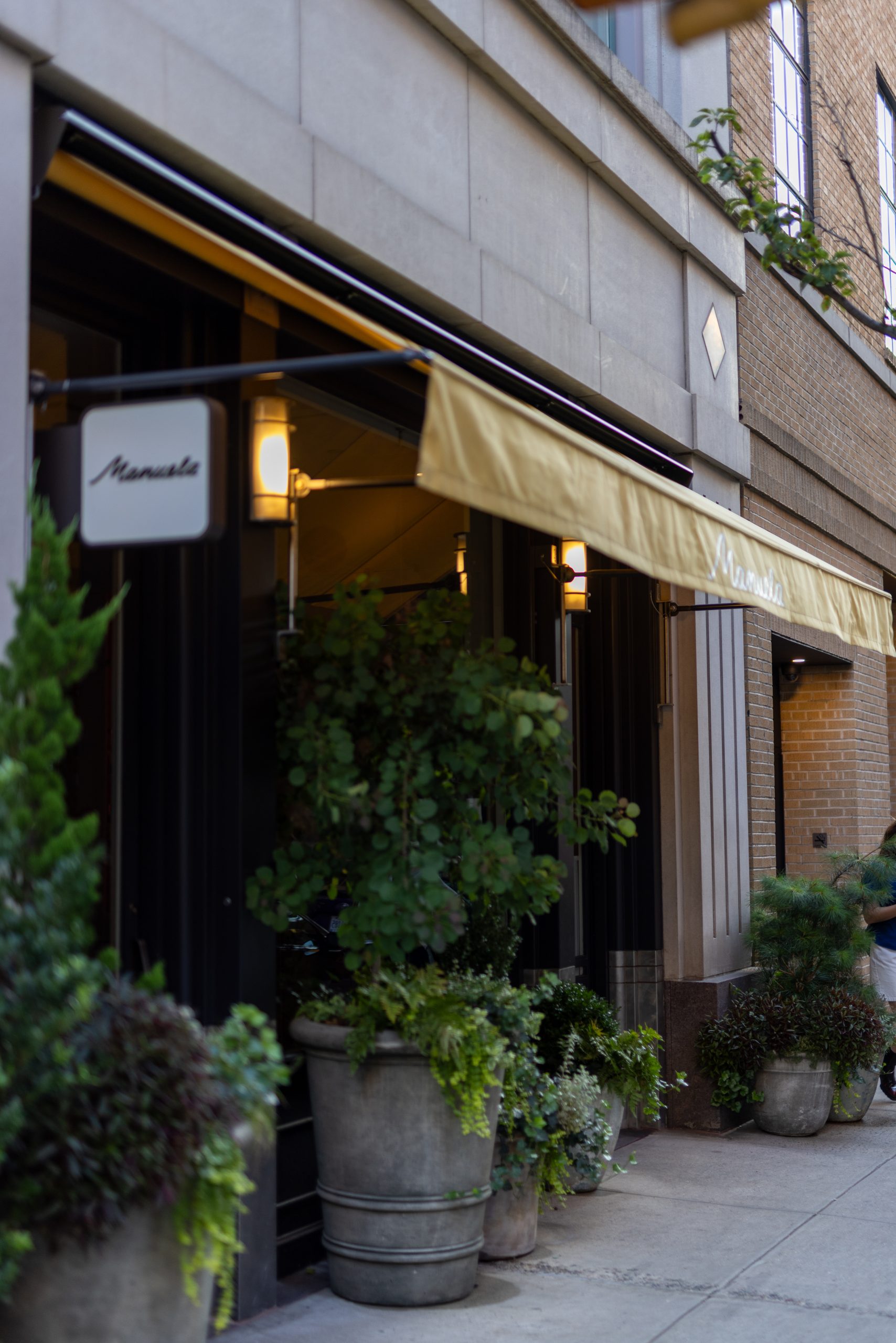 Exterior of Manuela in SoHo, New York