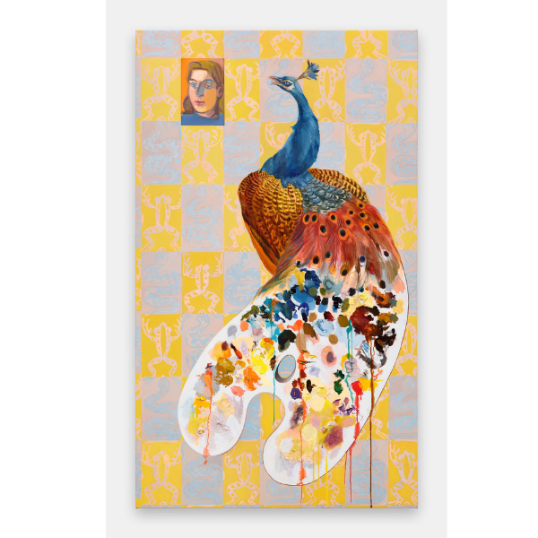 Allison Katz Peacock with Portrait 2026